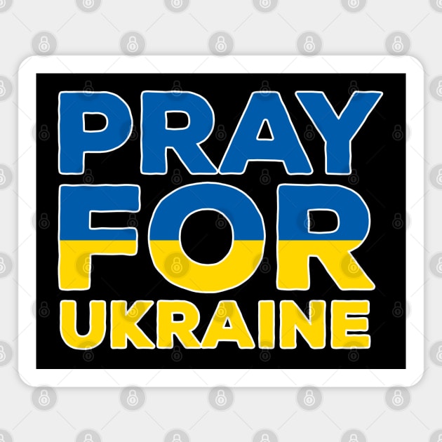 Pray For Ukraine Magnet by DiegoCarvalho